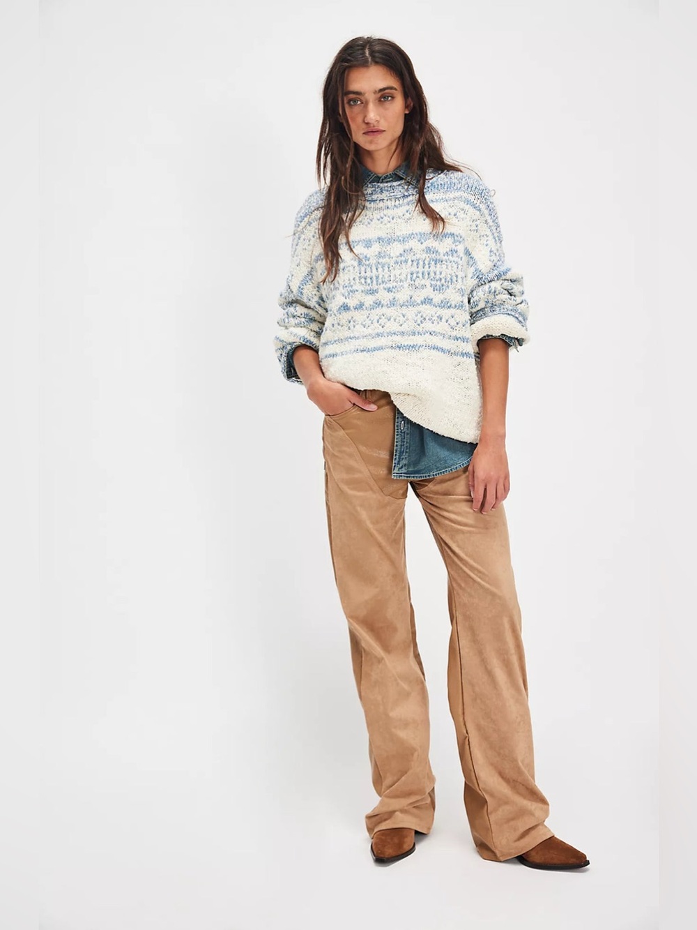 𝓯𝓹 Free People ~ Dani Pattern Sweater - Picture 5 of 10